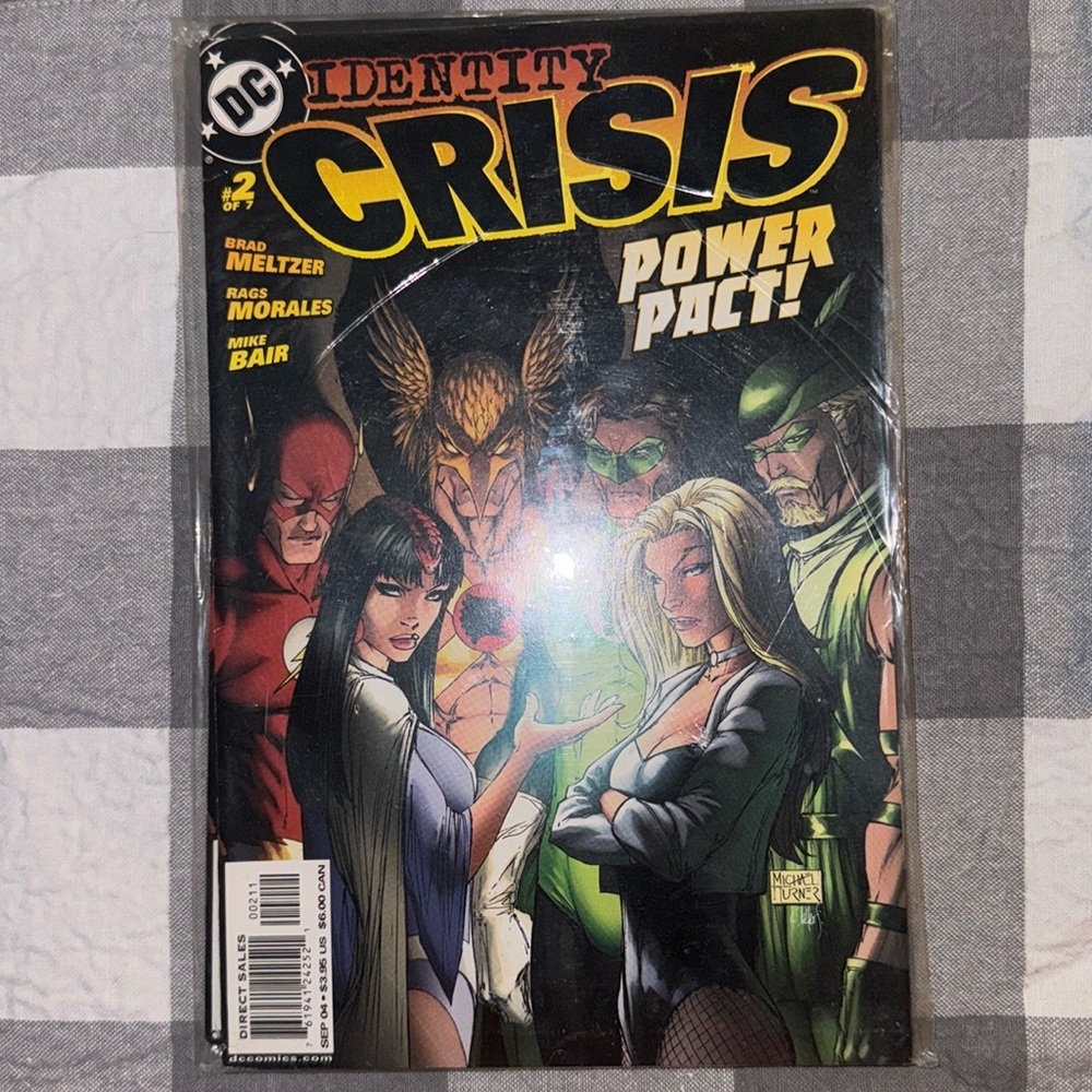 DC IDENTITY CRISIS #2 BRAD MELTZER RAGS MORALES MIKE BAIR